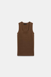 Top en maille ultrafine