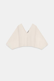 Blouse contrastée en maille