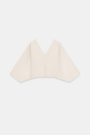 Blouse contrastée en maille