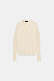 Pull en maille ultrafine à col V