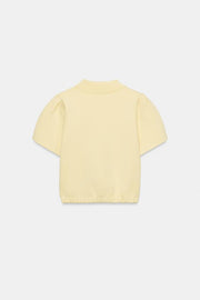 Veste en maille avec nœud