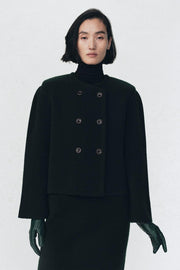 Veste à épaulettes 100 % laine Soshiotsuki x