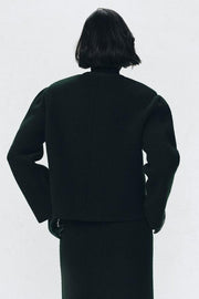 Veste à épaulettes 100 % laine Soshiotsuki x