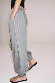 Pantalon bouffant à rayures ZW Collection