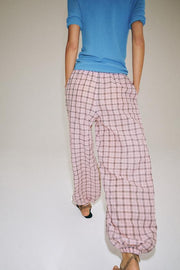Pantalon bouffant à carreaux ZW Collection