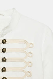 Veste cintrée à brandebourgs