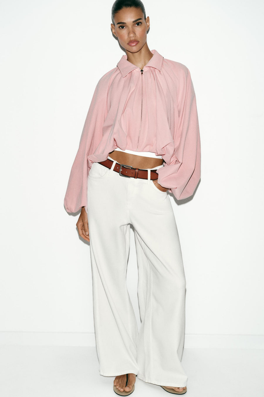 Veste bomber manches ballon