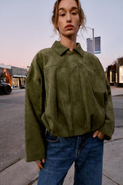 Veste effet suédine