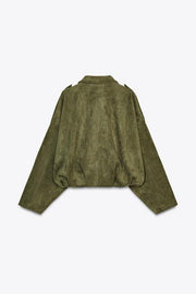 Veste effet suédine