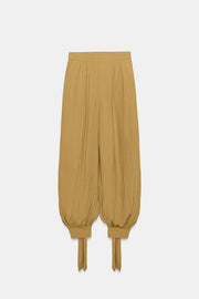 Pantalon bouffant avec nœuds