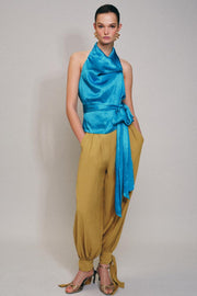 Pantalon bouffant avec nœuds