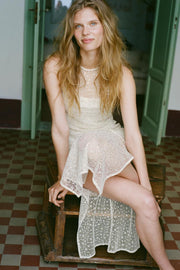 Robe midi à sequins