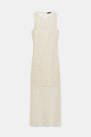 Robe midi à sequins