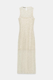 Robe midi à sequins