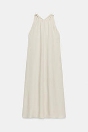 Robe midi texturée à volume