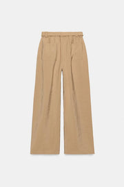Pantalon droit avec ceinture