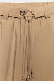 Pantalon droit avec ceinture