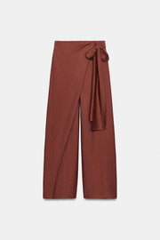 Pantalon paréo avec nœud