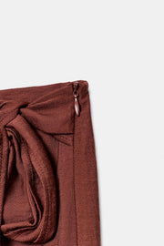 Pantalon paréo avec nœud