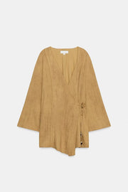 Veste croisée à cordon