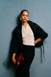 Veste courte avec ceinture Willy Chavarria x