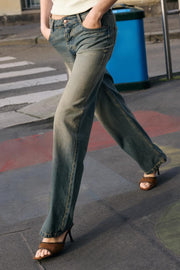 Jean Z1975 coupe droite ample, taille mi-haute