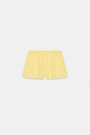 Short en tissu flammé à cordons