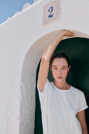 T-shirt texturé en coton