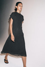 Robe midi à pois ZW Collection