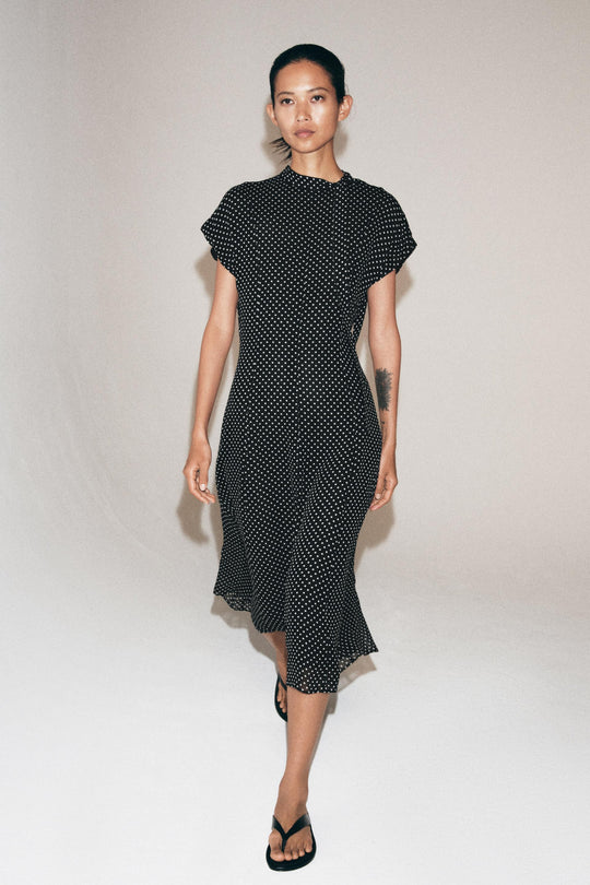 Robe midi à pois ZW Collection