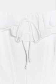 Top corset à volants