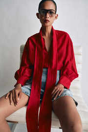 Short en denim taille haute ZW Collection