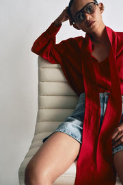 Short en denim taille haute ZW Collection