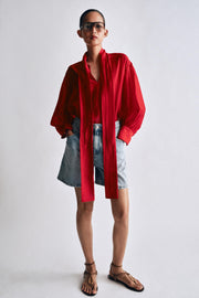 Short en denim taille haute ZW Collection