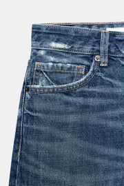 Bermuda en denim TRF taille mi-haute