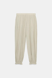 Pantalon bouffant à taille élastique