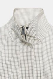 Veste en nylon à carreaux