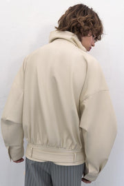Veste bomber effet cuir