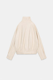 Veste bomber effet cuir