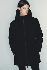 Veste matelassée à capuche, coupe-vent et déperlante