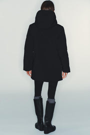 Veste matelassée à capuche, coupe-vent et déperlante