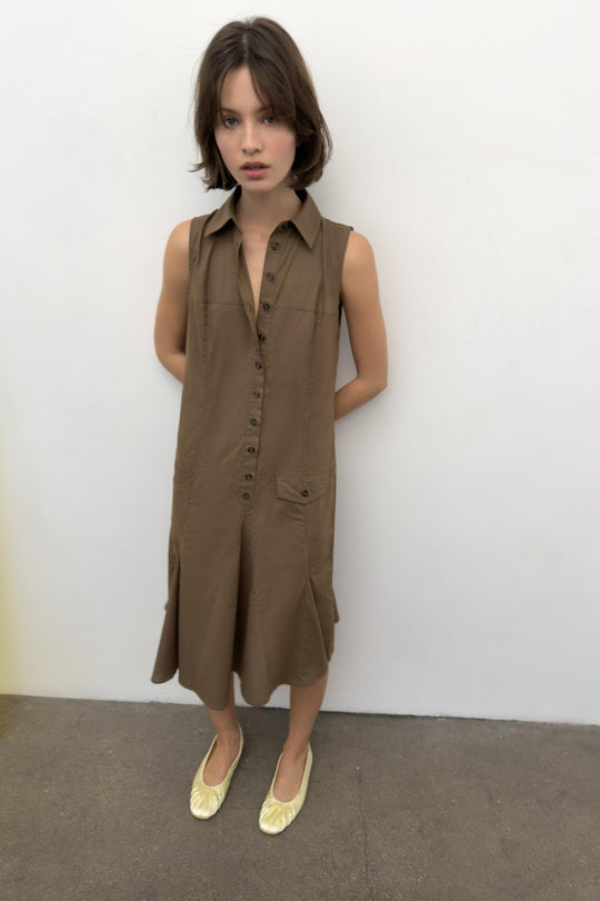 Robe midi chemise