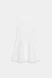 Robe contrastée godets