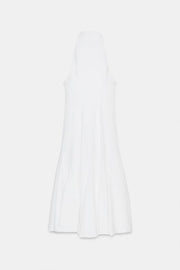 Robe midi dos-nu godets