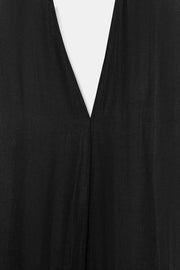 Robe midi dos-nu satinée