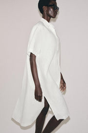 Robe chemise en lin ZW Collection