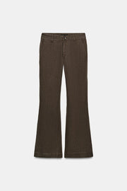 Pantalon coupe évasée 100 % lin ZW Collection