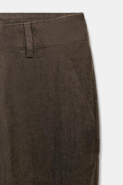 Pantalon coupe évasée 100 % lin ZW Collection