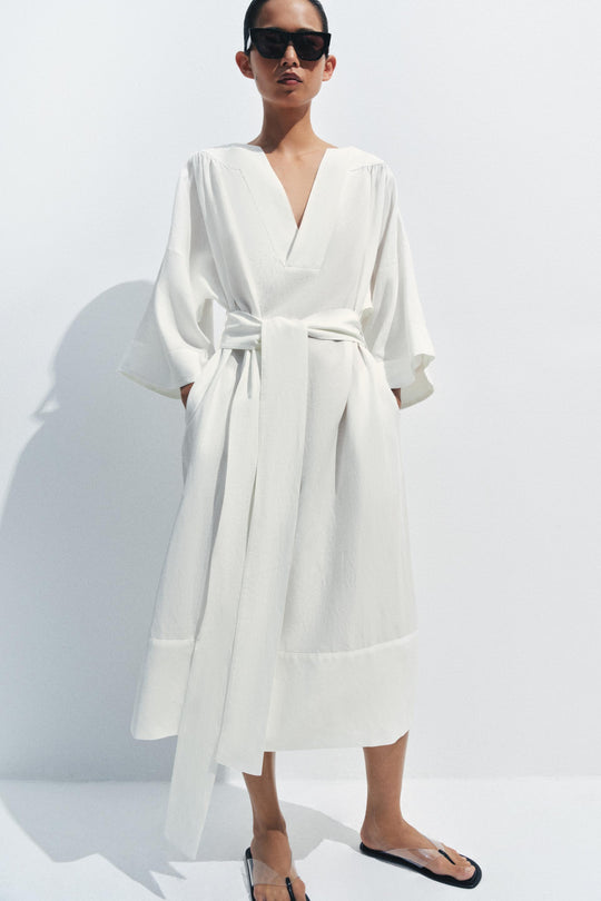 Robe tunique avec ceinture ZW Collection