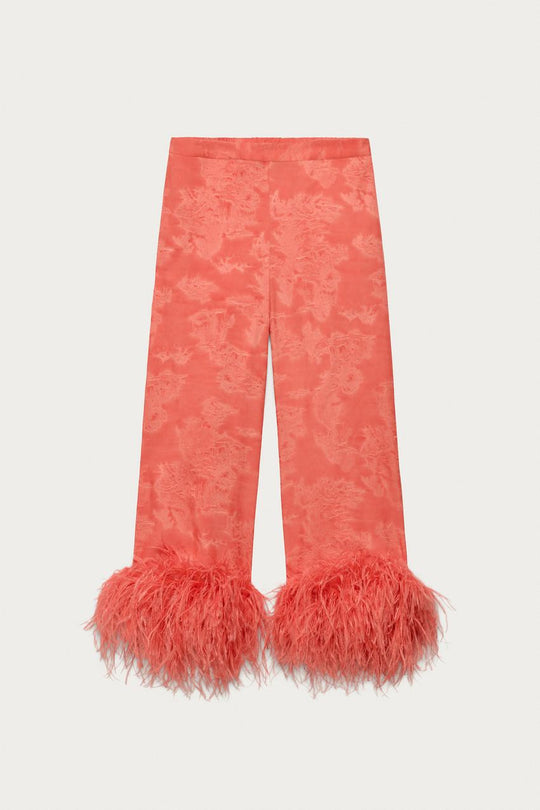 Pantalon à plumes Marisa Berenson x